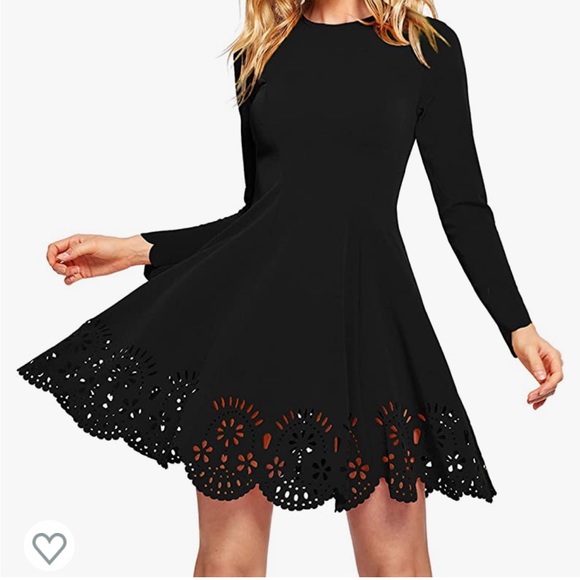 Juniors navy blue dress - Picture 6 of 7